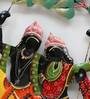 Wrought Iron Lord Krishna Wall Art In Multicolour