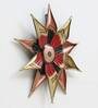 Wrought Iron Decorative Flower Wall Art In Multicolour