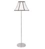 Multicoloured Cotton Shade Floor Lamp Steel Base-(12X12X56