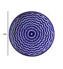Blue And Diagon White Blue Pottery Ceramic Wall Plate