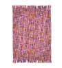 Multicolour Burgundy Move Shades Cotton 67x51 Inches Premium Throw