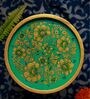 Multicoloured Handpainted Manila Mdf Mughal Floral Wall Plate