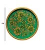 Multicoloured Handpainted Manila Mdf Mughal Floral Wall Plate