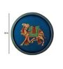 Multicoloured Handpainted Vienna Mdf Pichwai Wall Plate