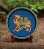 Multicoloured Handpainted Vienna Mdf Pichwai Wall Plate