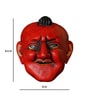 Red Wooden Spatial Himalayan Wall Mask