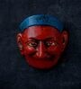 Red Wooden Stanford Himalayan Wall Mask