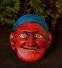 Red Wooden Stanford Himalayan Wall Mask