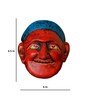 Red Wooden Stanford Himalayan Wall Mask