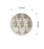 MulticolouredCrossborder Zig Zag Floral Pattern Decorative Ceramic Wall Plate