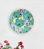 MulticolouredNeon Tinge of Floral World Decorative Ceramic Wall Plate