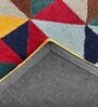 Multicolur Wool Geometrical 4 x 6 Feet Hand Tufted Carpet Hand Tufted Carpet