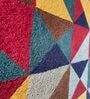 Multicolur Wool Geometrical 4 x 6 Feet Hand Tufted Carpet Hand Tufted Carpet