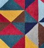 Multicolur Wool Geometrical 4 x 6 Feet Hand Tufted Carpet Hand Tufted Carpet