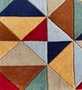 Multicolur Wool Geometrical 5 x 7 Feet Hand Tufted Carpet