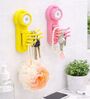 Multipurpose 6-Hook Suction Cup Self Adhesive Wall Hanger