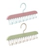 Multipurpose 8 Hooks Adjustable Closet Hangers (Assorted)