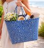 Blue Multipurpose Carry Basket with Handle
