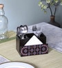 Basic Engineered Wood Cutlery & Tissue Holder