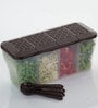 Multipurpose Plastic 4 Compartment Storage Airtight Container with 4 Spoons (1800 Ml)