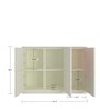 Multipurpose Storage Cabinet in Floral Design