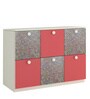 Multipurpose Storage Cabinet in Floral Design