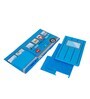 Multipurpose Storage School Bus In Blue Colour