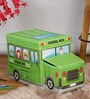 Multipurpose Storage School Bus In Green Colour