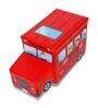 Multipurpose Storage School Bus In Red Colour