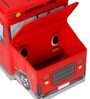 Multipurpose Storage School Bus In Red Colour