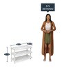 Shoe Rack in White Colour
