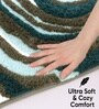 Multiwaves Aqua Microfiber 16x24 Inches Super Soft Bath Mat