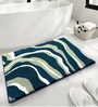 Multiwaves Green Microfiber 16x24 Inches Super Soft Bath Mat