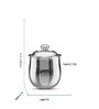 Casserole Hotpot/Chapati Box/Hot Case Belly Shape with Lid Thermoware Casserole (2100ML)