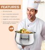 Casserole Hotpot/Chapati Box/Hot Case Belly Shape with Lid Thermoware Casserole (2100ML)