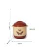Plastic Thermoware Casserole with Lid for Roti/Chapati (Brown) (2000ml)