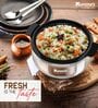 Stainless Steel Thermoware Casserole with Glass Lid 2500ml