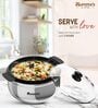 Stainless Steel Thermoware Casserole with Glass Lid 3500ml