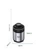 Stainless Steel Thermoware Casserole with Lid for Roti/Chapati | Double Wall Insulated Hot Pot Set of 1 (10000ML)