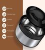 1500 ml Stainless Steel Thermoware Casserole with Lid