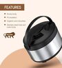 1500 ml Stainless Steel Thermoware Casserole with Lid