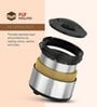 1500 ml Stainless Steel Thermoware Casserole with Lid