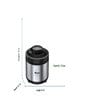 Stainless Steel Thermoware Casserole with Lid for Roti/Chapati | Double Wall Insulated Hot Pot Set of 1 (15000ML)