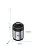 Stainless Steel Thermoware Casserole with Lid for Roti/Chapati | Double Wall Insulated Hot Pot Set of 1 (2000ML)