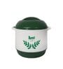 Stainless Steel Thermoware Casserole with Lid for Roti/Chapati (Green) (3800ml)