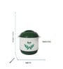Stainless Steel Thermoware Casserole with Lid for Roti/Chapati (Green) (3800ml)