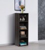 Muo Book Shelf in Charcoal Oak Finish