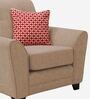 Murdock Fabric 1 Seater Sofa in Beige Colour