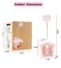 MUREN Pack of 1 Kids Multi-function Piggy Bank Cottage Table Lamp for Study Adjustable Flexible LED Head with Pen Holder