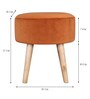Murf Seating Stool in Rust Colour